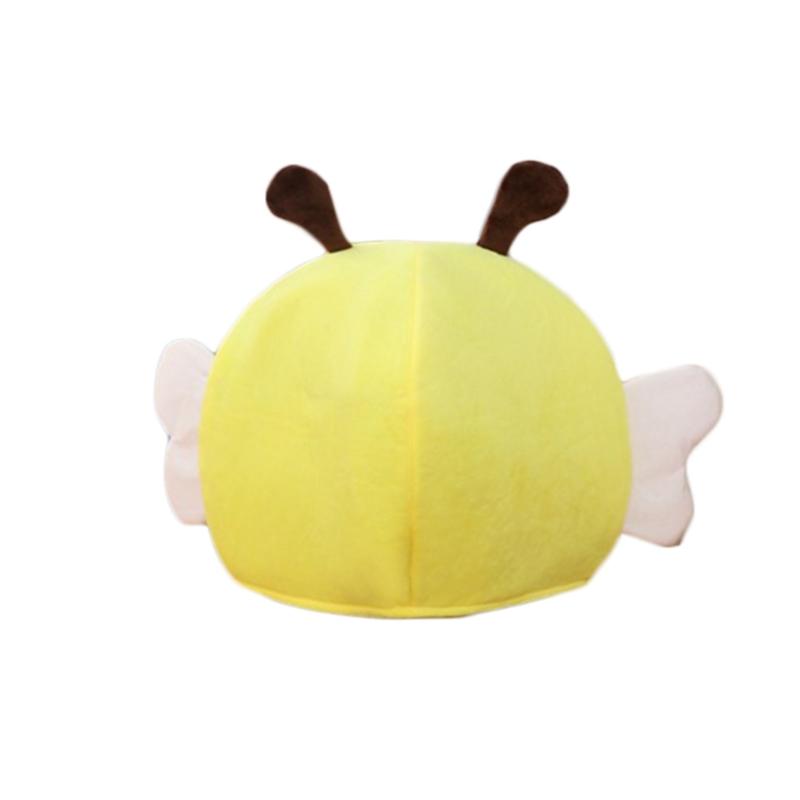 3D Honeybee Hat for Adult Children Cartoon Plush Hat Party Headgear Festival Holiday Photo Props Cap Costume Accessories