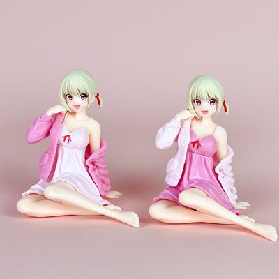 Lycoris Recoil Anime Desktop Cute Nishikigi Chisato Figure Kawaii Girl Noodle Stopper Collection Toy