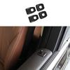 For BMW X5 X6 F15 2014-2018 ABS Carbon Fiber Inner Door Lock Down Bolt Ring Trim
