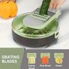Hand Guard Multifunctional Vegetable Cutter Stainless Steel Kitchen Slicer Food Grater  for Potato