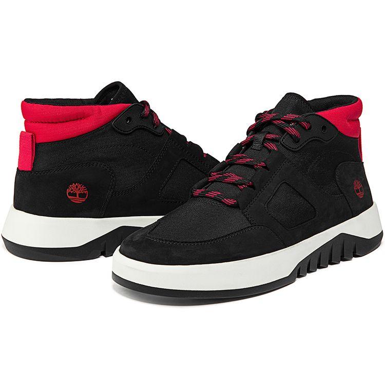 Timberland Mid Cut Durable Casual Sneakers Men Sneakers Black A2KZ4