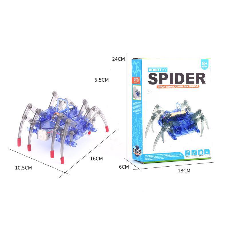 Handmade Electric Spider Robot DIY Kit for Kids - Educational Toy