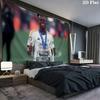 Vinicius Jr Wall tapestry, aesthetic printed fabric blanket, suitable for bedroom, living room, and home decor.