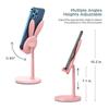 Cartoon Bunny Desktop Mobile Phone Holder Stand Smartphone Tablet Bracket Adjustable Telescopic Lifting Lazy Bracket