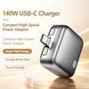 140W Super Fast USB‑C Charger Auto Disconnect Battery Protection Power Adapter For Phones Laptops Tablets Home Travel Use