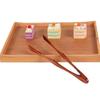 Wooden Clip Cooking Kitchen Tongs Food Bbq Tool Salad Bacon Steak Bread Cake
