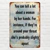 Retro Humorous Metal Wall Sign, Funny Iron Tin Poster for Bar Garage Home Decor