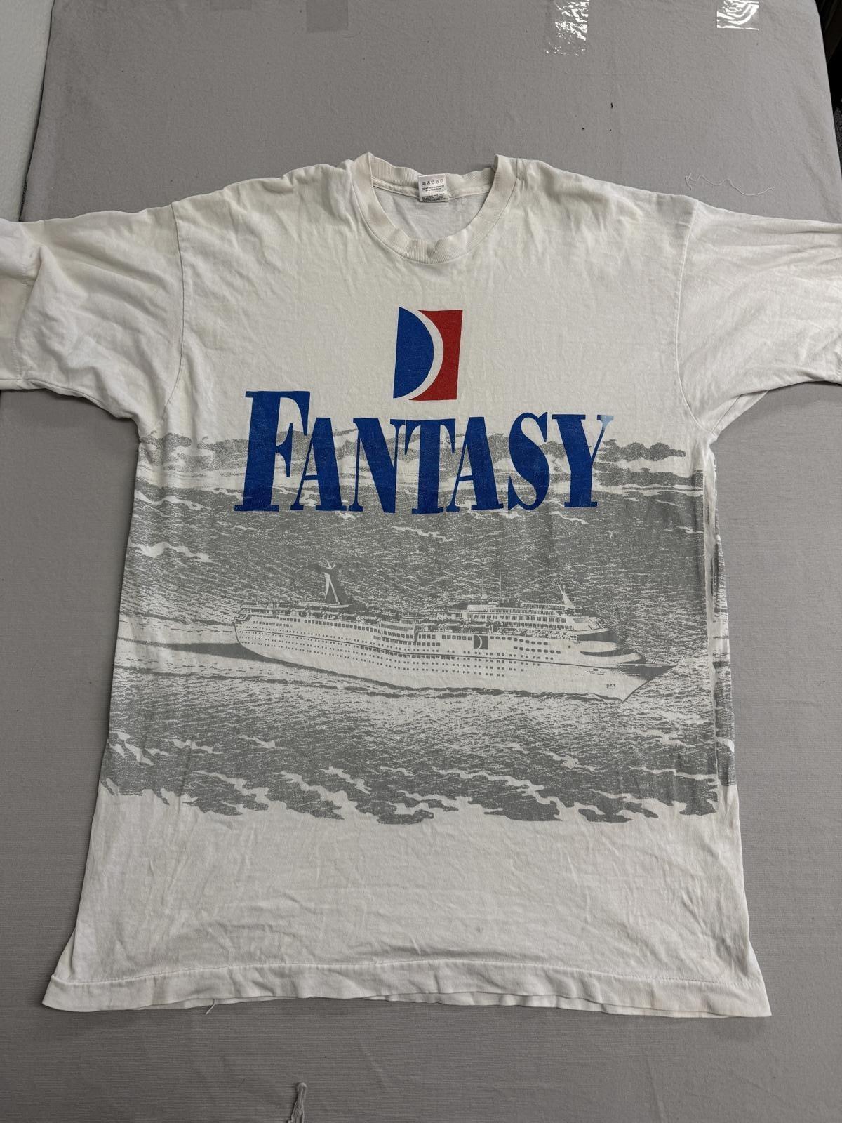 Vintage Carnival Cruise Fantasy Class T-shirt XXL S