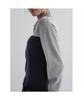 8seconds Color Block Collar Pullover Navy