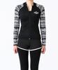 Dangun Cool Air Stone Print Zip-Up Long Sleeve Rash Guard