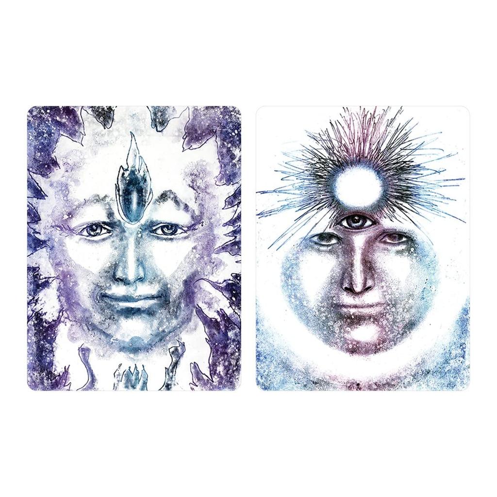 Kancharo 72-Card Oracle Card Set, Tarot Card Reading [Portals of Presence], Includes Basic Instructions and Pouch (Japanese) (Authentic)
