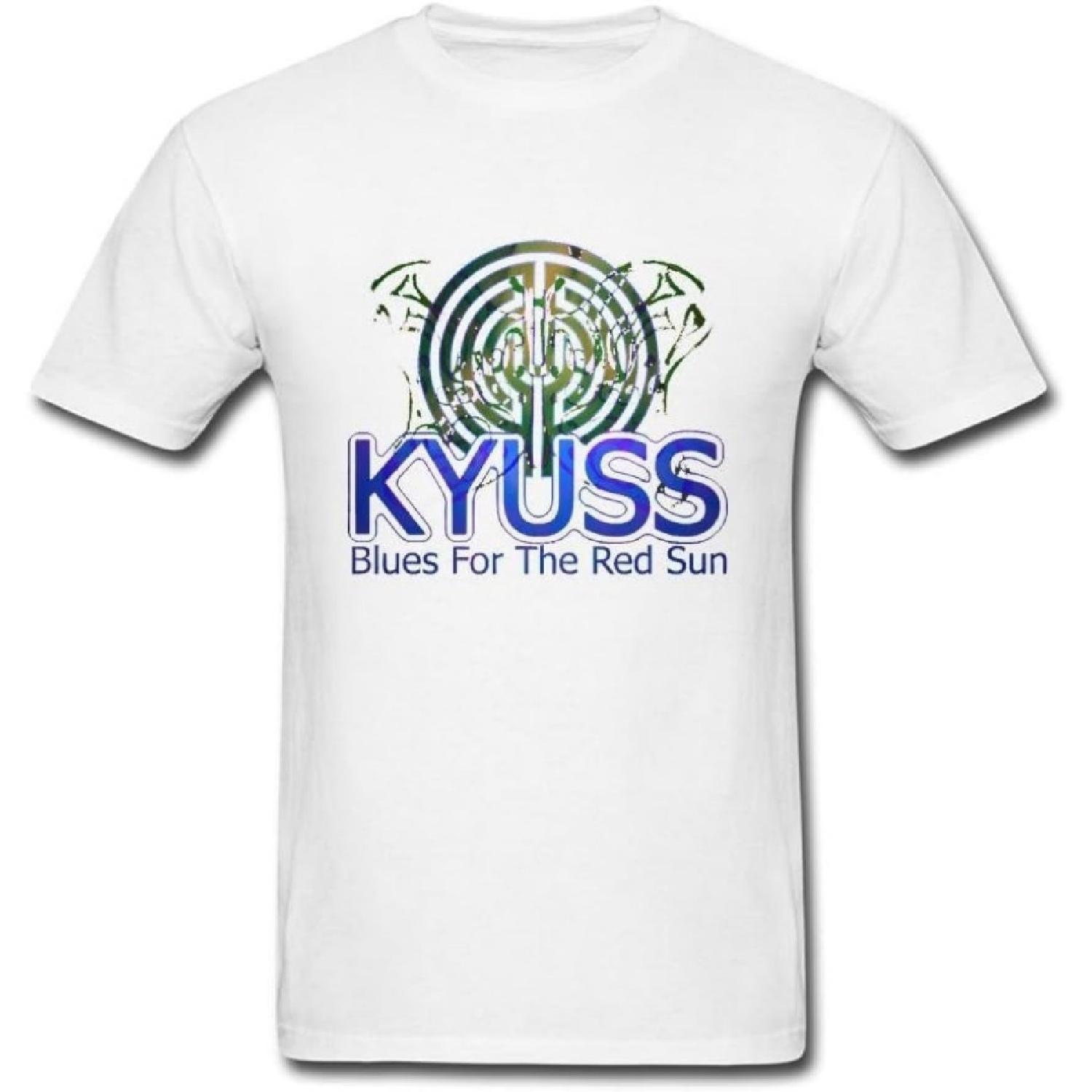 SUNRAIN Men s Kyuss Band Blues For The Red Sun T Shirt S S