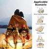 Golden Glamour Sisters Blanket Soft Throw Blanket For Home Bedroom Bed Sofa Travel Office Solid Christmas Blanket