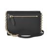 Burberry Karomuster Schnallenverschluss Rindsleder Schulter Crossbody Tasche für Damen in Schwarz und Braun
