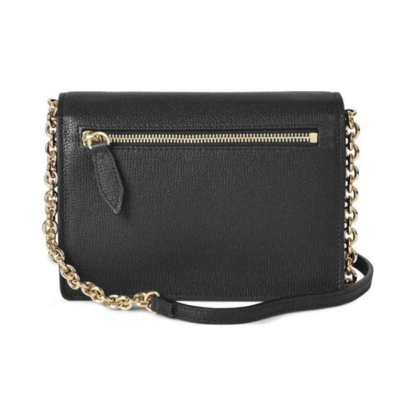 Burberry Karomuster Schnallenverschluss Rindsleder Schulter Crossbody Tasche für Damen in Schwarz und Braun