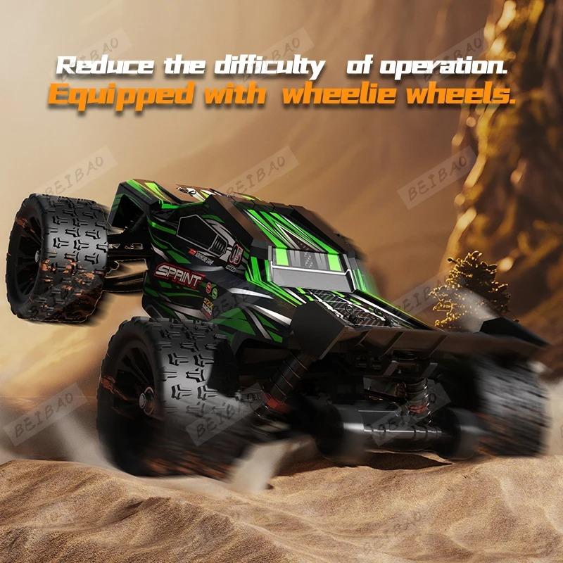 1:16 85KM/H Or 50KM/H 4WD RC Car With LED Remote Control Cars High Speed Drift Monster 4x4 Truck for Kids vs Wltoys 124017 Toys