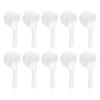 Uxcell 10pcs Plastic Measuring Spoons, Reusable Powder Scoops, Kitchen Spoons, CoffeeTea Spoons, Kitchen Measuring Spoons, 5g Each, White