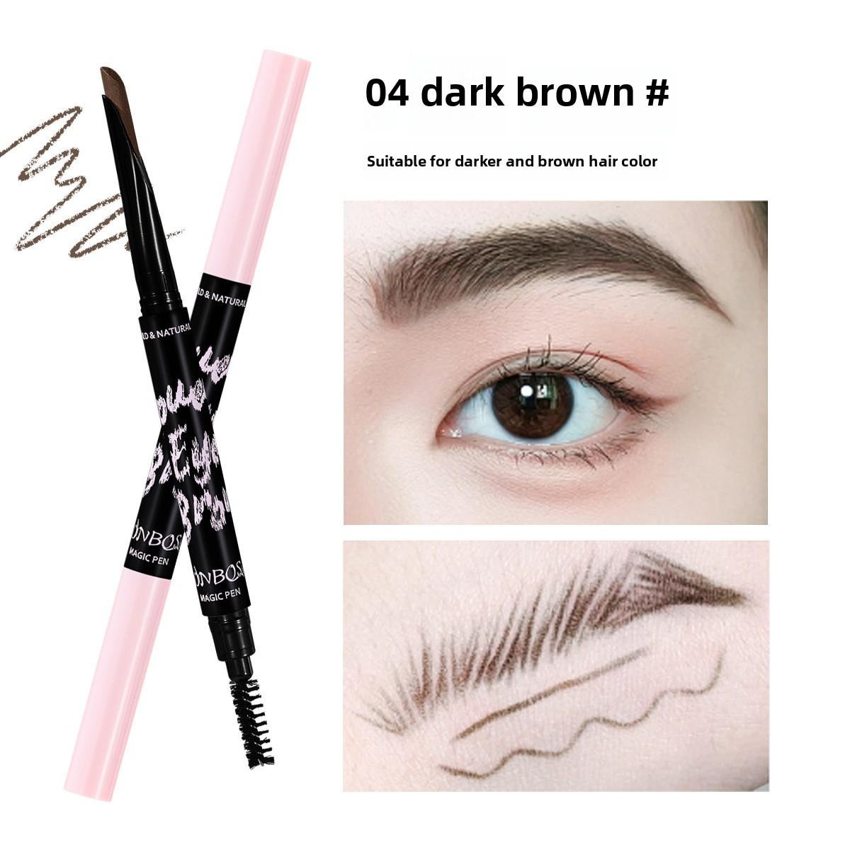 

Карандаш для бровей чрезвычайно тонкий, каждая бровь отчетливая, дикие брови водостойкие, устойчивые к поту и не склонные к выцветанию. 4#