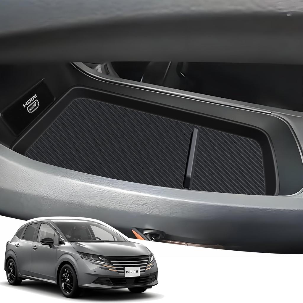 LANGBEAN Center Console Tray for Nissan E13 Console Center Console Interior Custom Note Accessories Storage Center Console Rubber Note/Aura