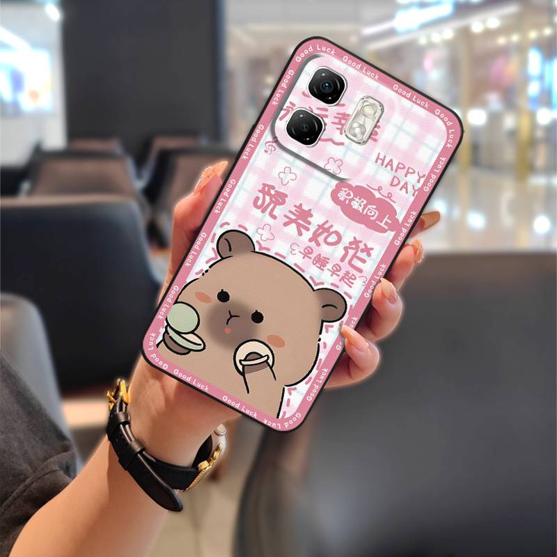 Dirt-resistant Couple Phone Case For infinix Hot50i/Smart9/X6531/X6532 Fashion Design Cute TPU Graffiti Back Cover