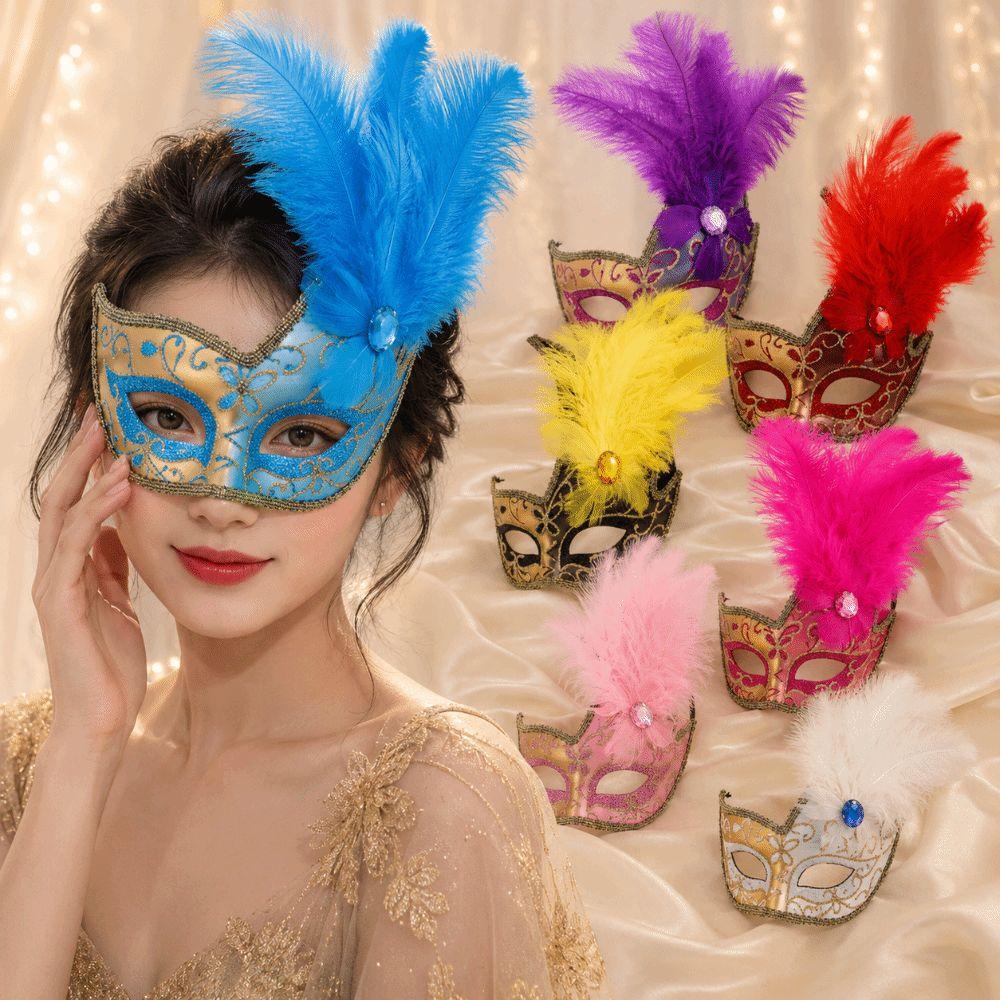 Vintage Half Face Mask Lace Edge Princess Mask Creative Masquerade Party Mask Women