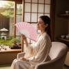 Glittering Hand Fan With Sparkling Transparent Ribs Plastic Decorative Craft Folding Fan For Parties Home Decors Gift