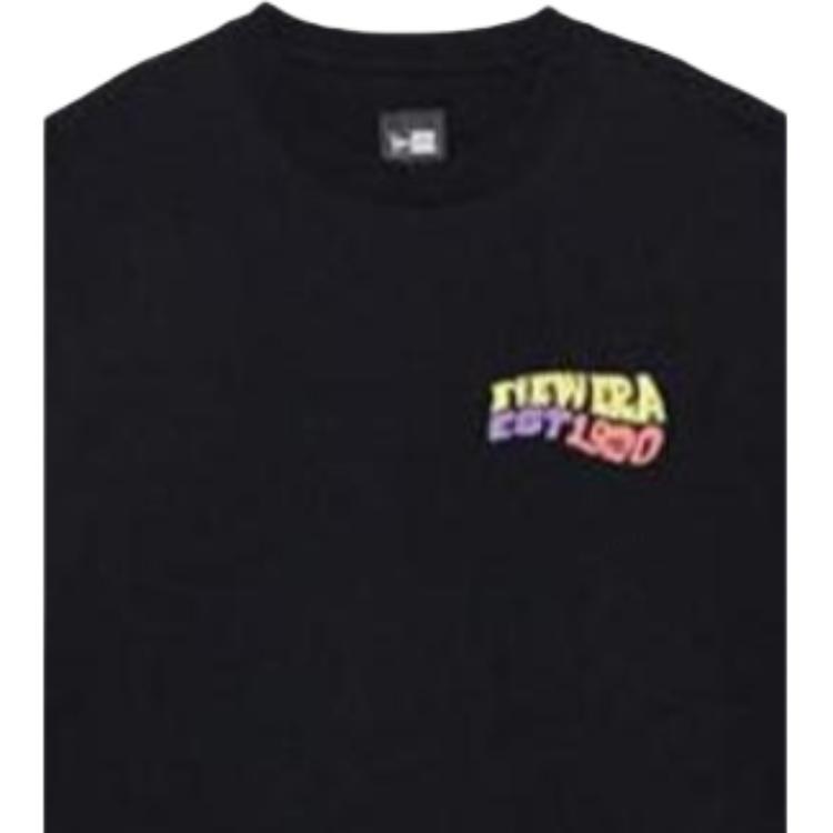 New Era SS22 Letter Logo Printed Crew Neck Pullover Short Sleeve T-Shirt Unisex T-Shirt Black 13282164