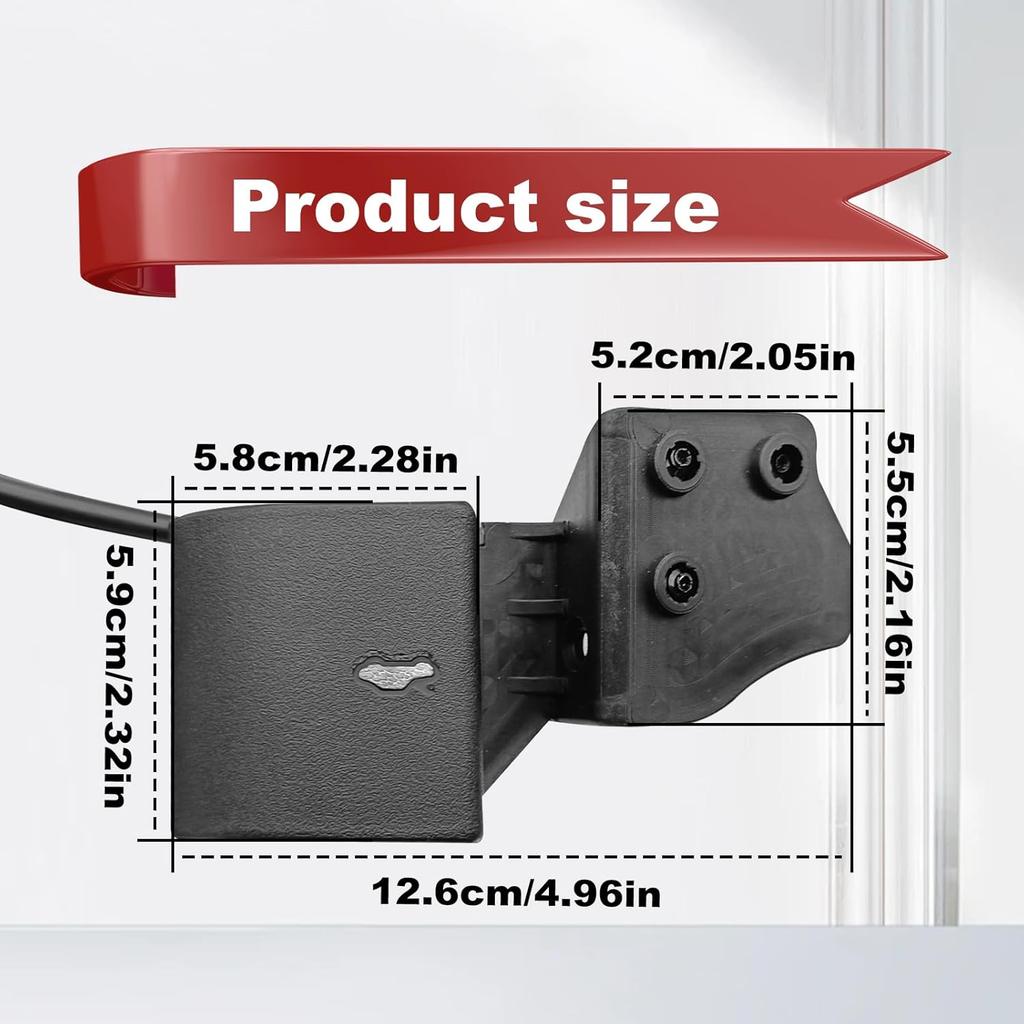 Hood Release Cable with Handle Compatible with 2005-2010 Jeep Grand Cherokee 2006-2010 Commander Replaces 55394495AB 55394495AA 55394495AC 55394495AD