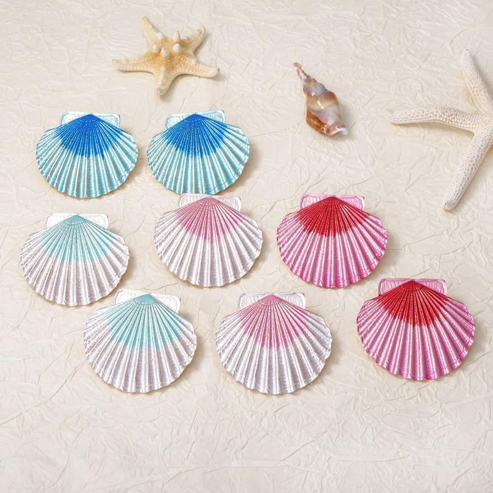 Chic Conch Shell Earrings Studs Hypoallergenic Sea Beach Earrings Ocean Style Ear Studs Holiday