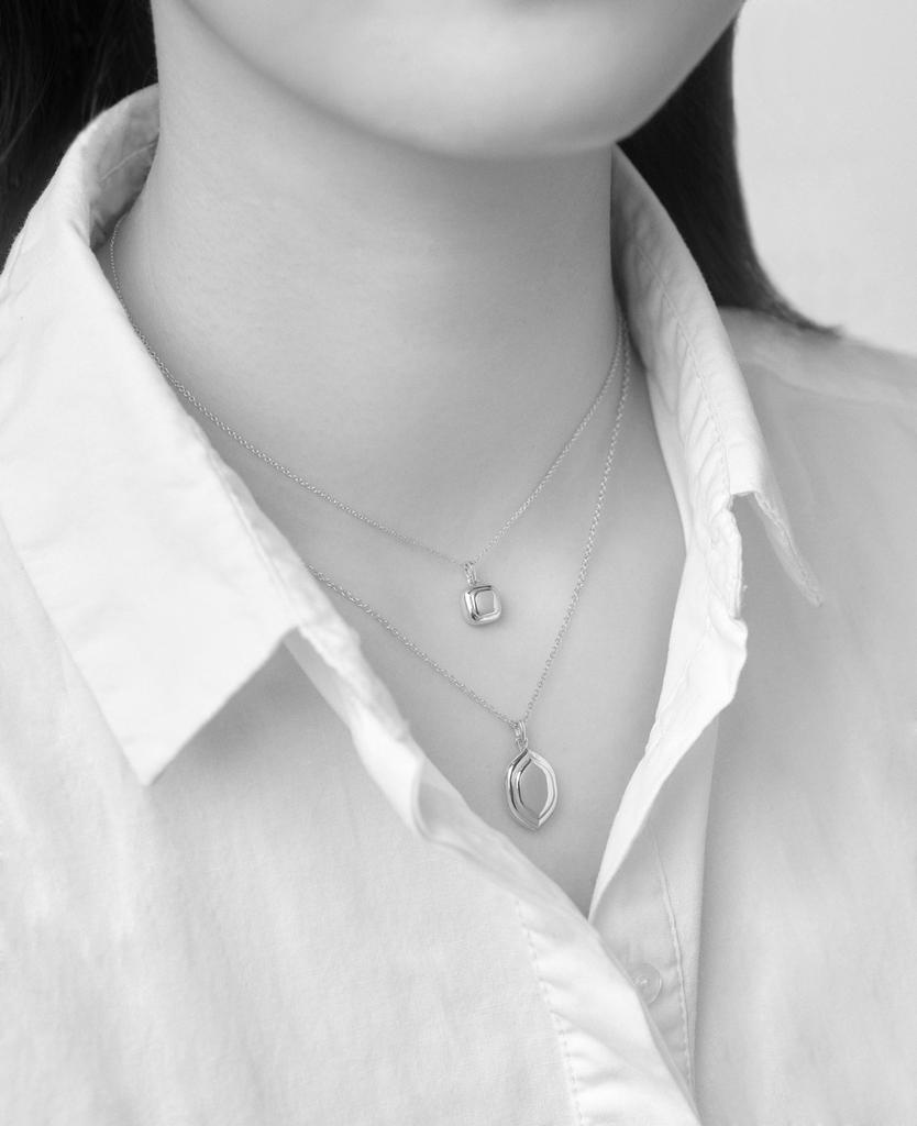Benoit Nk11Sl Large Diamond Pendant [Silver]