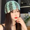 Versatile Sequined Knit Beanie and Triangle Scarf Belt Set for Fashionable Winter Dressing