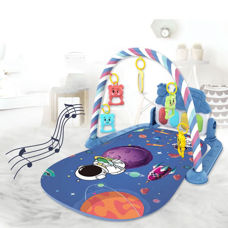 Baby Activity Gym Rack Early Education 0-36 Months Toy Gifts Musical Newborn Piano Keyboard Crawling Blanket Pedal Play Mat