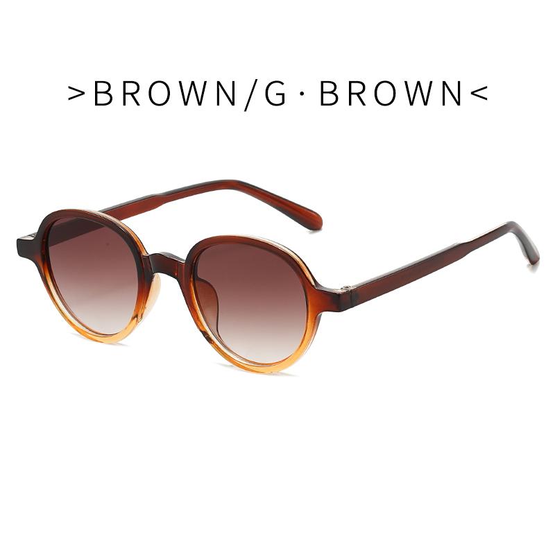 Unisex Fashion Retro Round Sunglasses Brand Designer Vintage Small Frame Sun Glasses Korean Style Driving Eyewear UV400