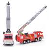 Mini Simulation Aerial Ladder Truck Model Vehicle Fire Fighting Car Kid Child ToyFire Fighting Car