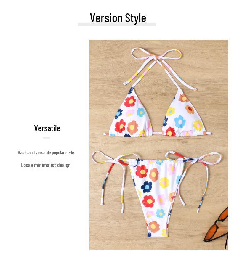 2024 European & American Sexy Split Bikini Swimwear for Women