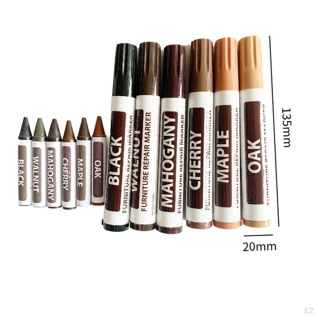 Furniture & Floor Repair Markers Make Scratches Disappear, Multicolor