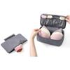 Portable Travel Underwear Bra Sock Divider Storage Bag Waterproof Clothes Organizer Box for Drawer Closet Luggage Packing