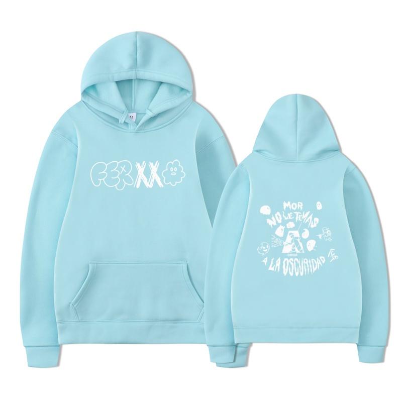 2025 New Feid Ferxxo Hip Hop Men's Pattern Printed Hoodie Retro Music Album Hoodie Ferxxo Hoodie Street Wear