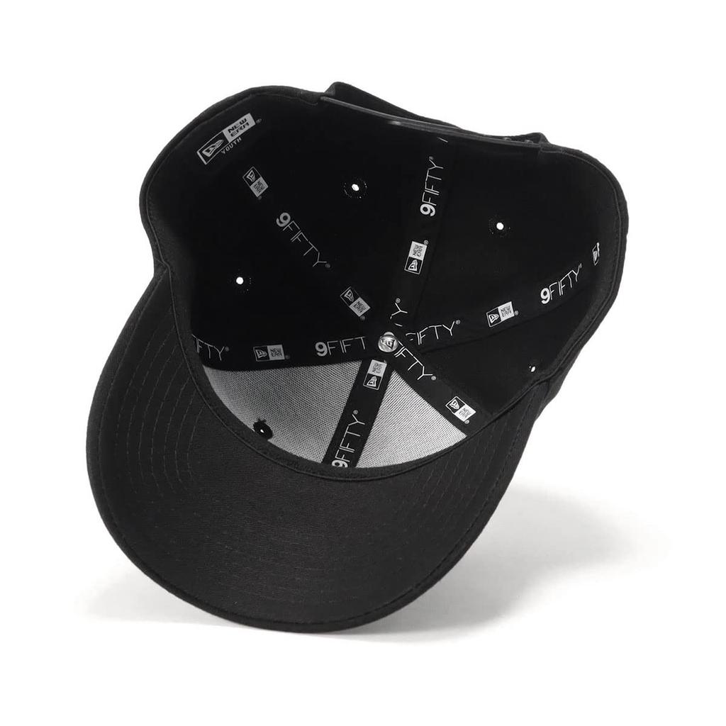 [New Era] Dětská kšiltovka Youth 9FIFTY Stretch Snap Box Logo 13695931 Klobouk (Černá x BíláFJr)