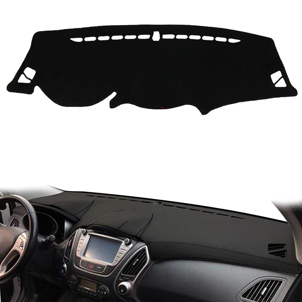 for Hyundai Tucson 2010-2015 IX35 LM Car Dashboard Cover Sunshade Non‑Slip Protector Dash Mat Interior Decor Pad Accessories