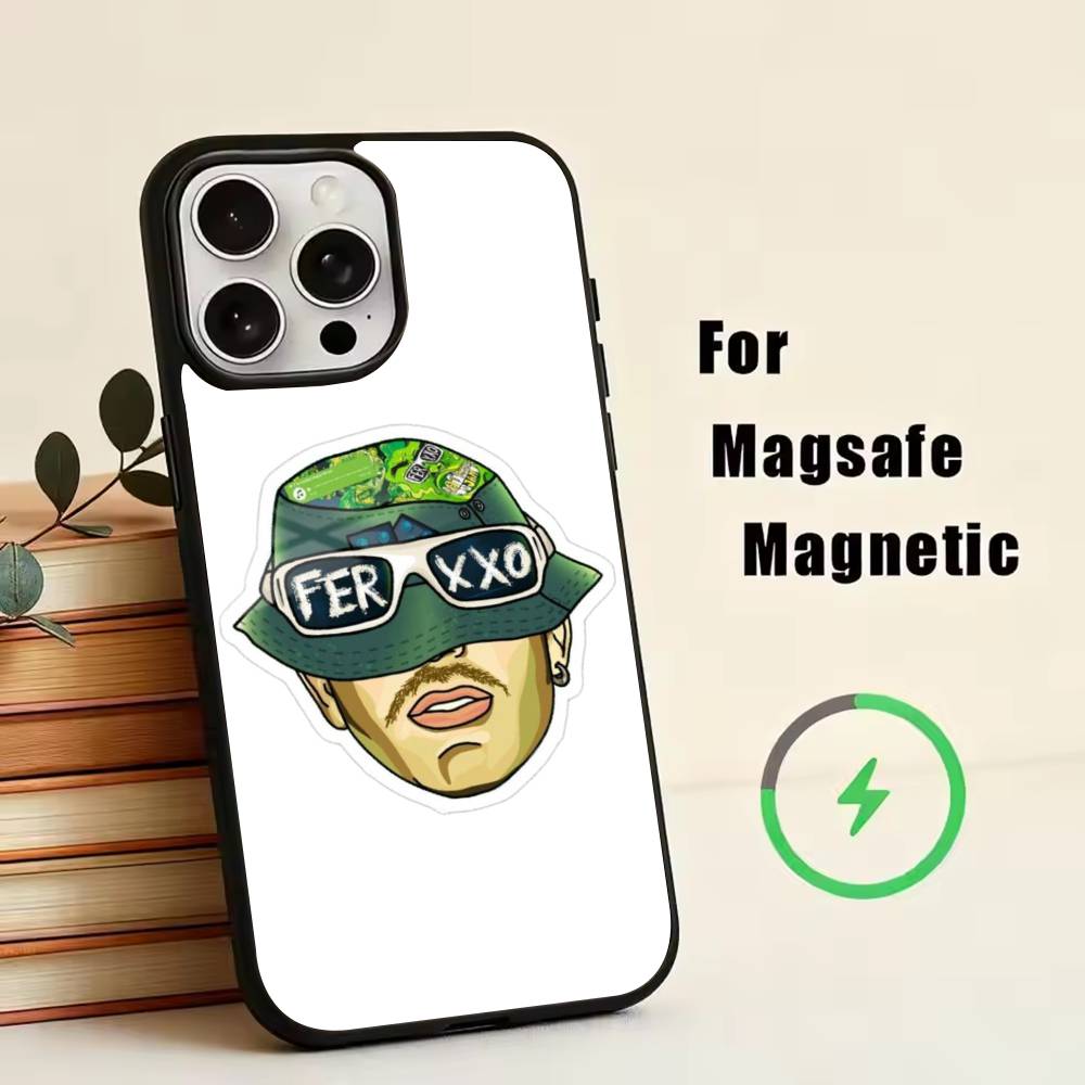 

Singer F-Ferxxo SIXDO Phone Case For iPhone17,16,15,14,13,12,11 Plus,Pro Magnetic For Magsafe Wireless Charging iPhone14