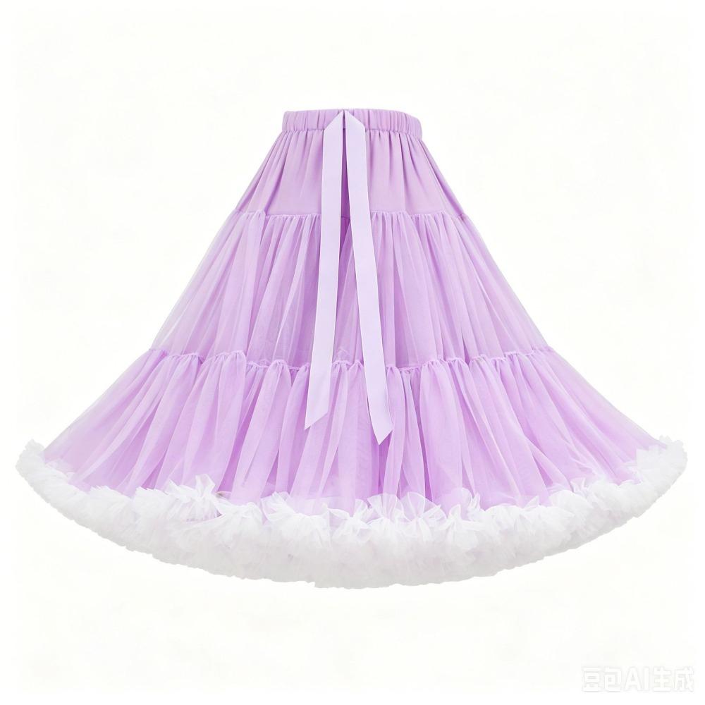 Super Puffy Petticoat Boneless Design Knee Length Petticoat Boneless Underskirt Rockabilly Styling