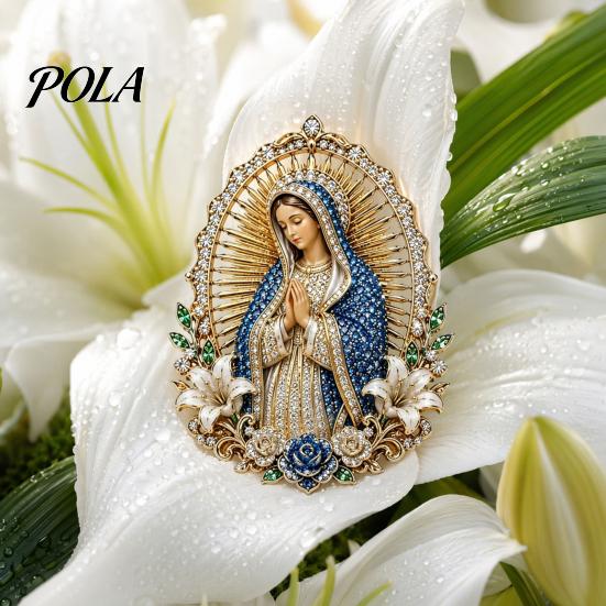 Confirmation Decoration Pin Sacred Heart of Jesus Brooch, Souvenir Christian Faith Accessory with Enamel Pin, Catholic Lapel Inspirational Gift