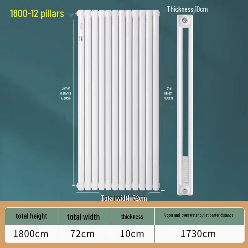 ZHANDUO Wall-Mounted Steel Water Circulation Radiator
