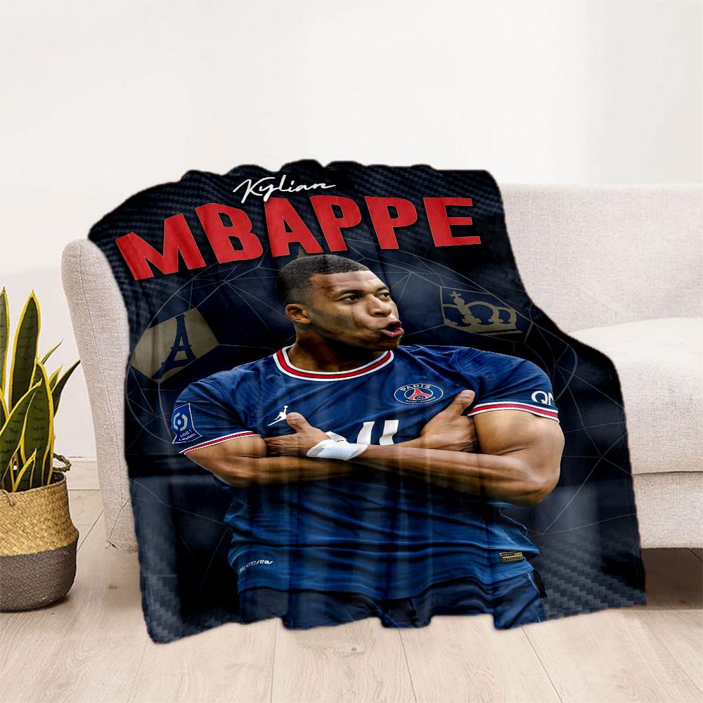 Mbappe 23 Blanket Durable Comfort Suitable for Office Couch Sofa Four Seasons Multipurpose Stylish Decor Gifts For Family Or Friends