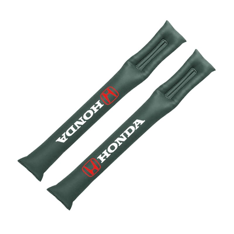 2Pcs Car Seat Gap Filling Plug Cushion Side Seam Leak Proof Strip For Honda Civic Fit Accord City Vezel CR-V S660 Odyssey HR-V