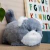 Interactive Gray Kitten Mascot HUGGY LUV