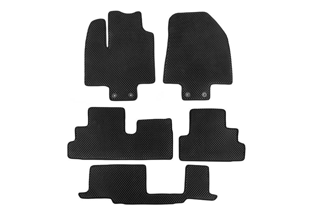 

Коврики (3 ряда, EVA, Черный) для Infiniti QX60 2022- гг