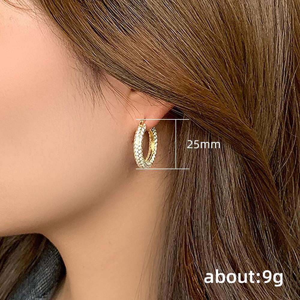 New Fashion Luxury Small/Big Hoop Earrings for Women Silver Color/Gold Color Daily Wear Versatile Earrings Statement Jewelry