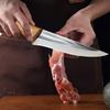 Stainless Steel Kitchen Knife Meat Cleaver Boning Chef's Knife Butcher Fruit Knives Cutter with Sheath